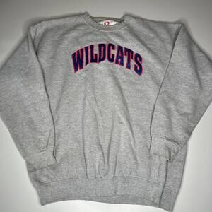 Vintage Dodger Wildcats Sweatshirt Gray 2XL Heavyweight 90s Style Cotton USA